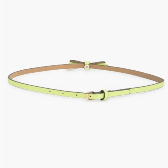 Kate Spade New York Playful Shoestring Waist Genuine Calfskin Leather Fashion - Picture 2 of 3